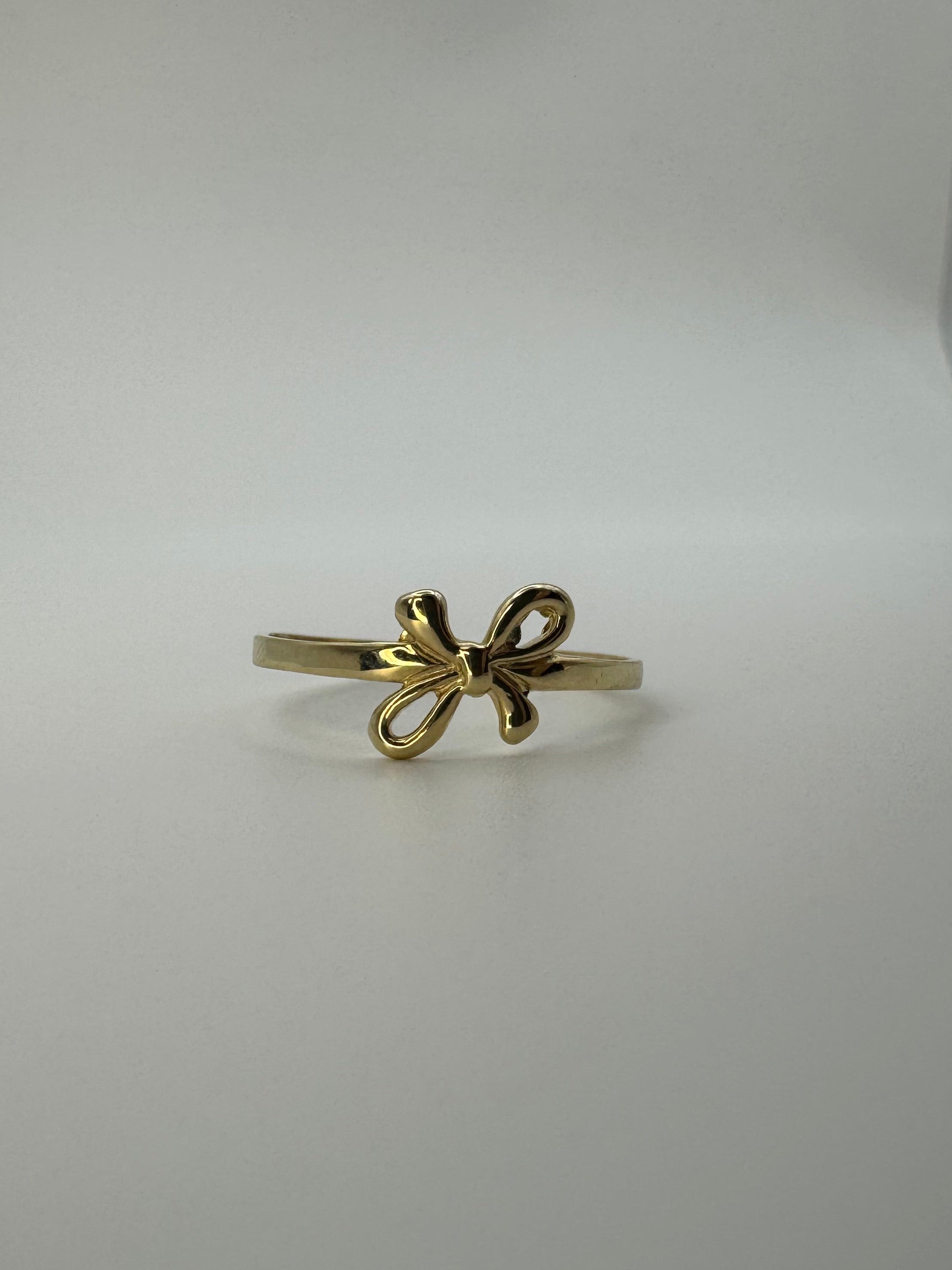 Bow Gold Ring 10K
