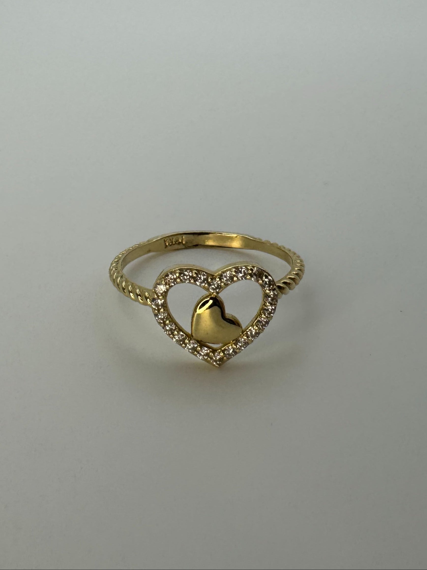 Golden Heart Ring