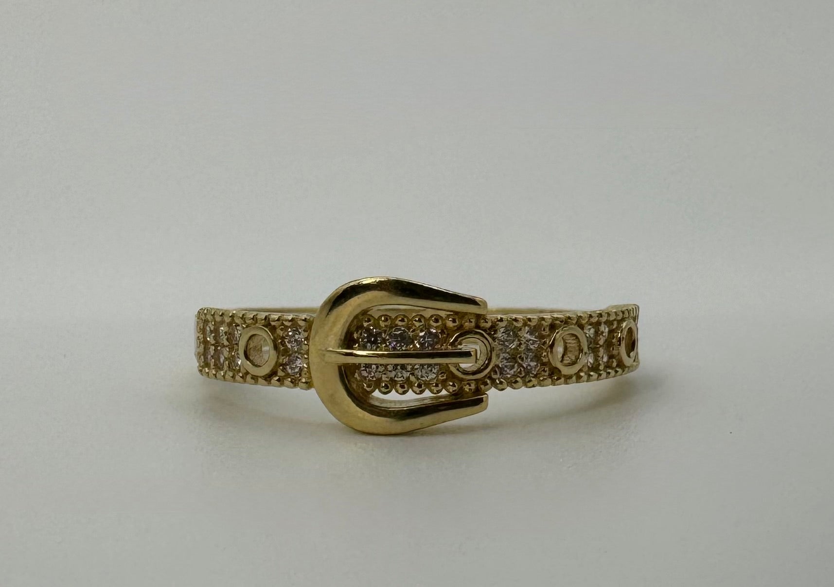 Gold Strap Ring 10K