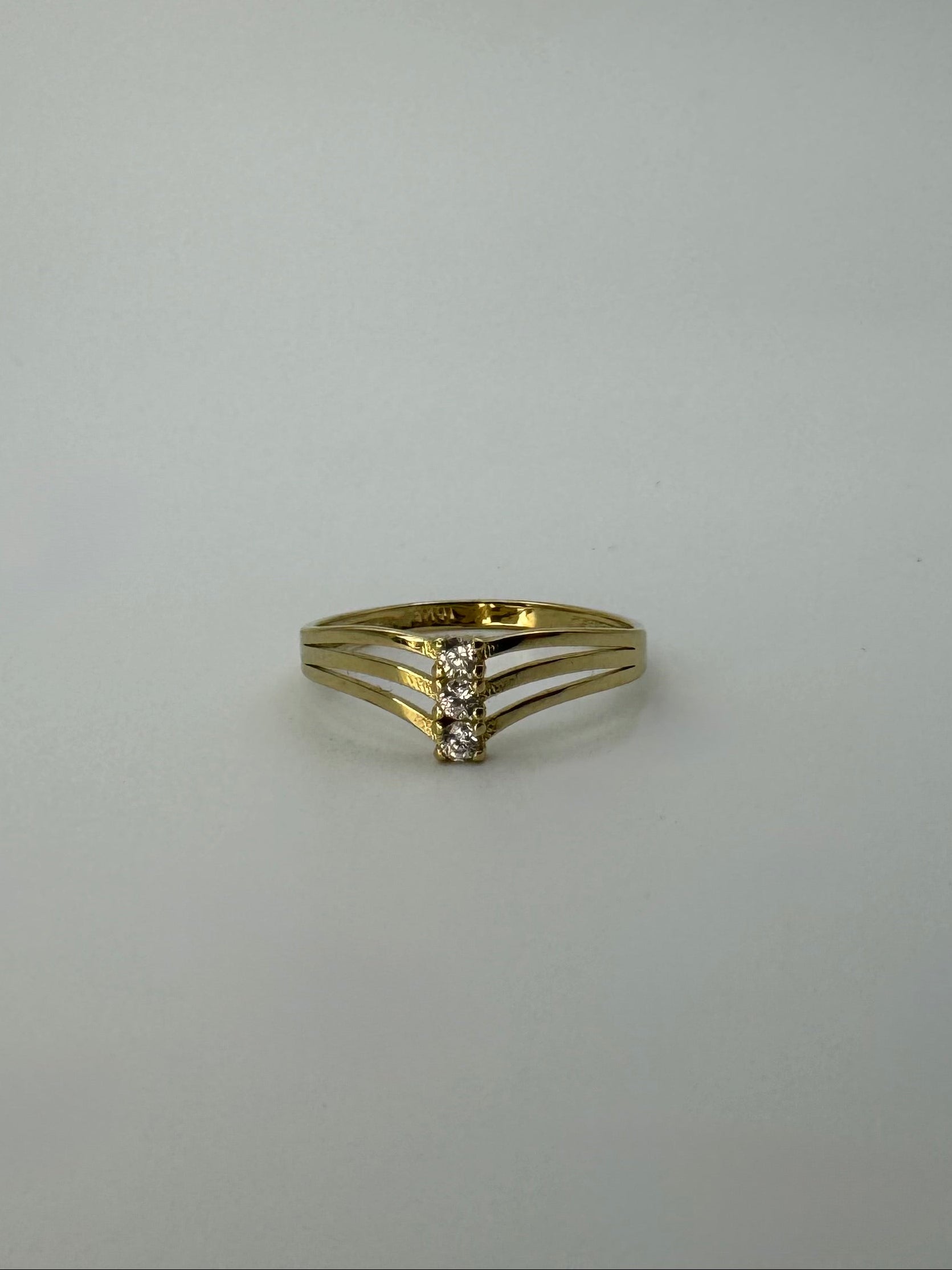 Golden Trilogy Ring 10K