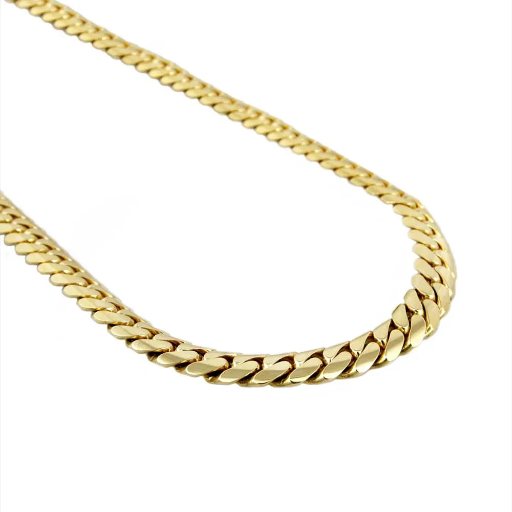 10K Solid Miami Cuban Chain